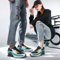 Китайская оптовая модная платформа белая высококачественная дышащая индивидуальная легкая веса Men Air Sport Shoes Sneakers для мужчины